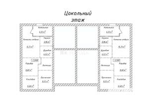 Таунхаус 246м², 3-этажный, участок 4 сот.