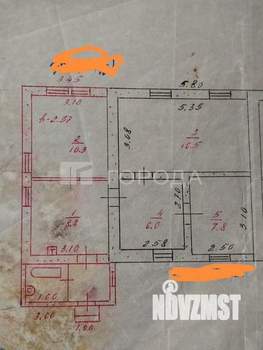 Дом 56м², 1-этажный, участок 6 сот.
