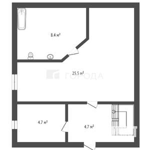 Дом 190м², 3-этажный, участок 6 сот.