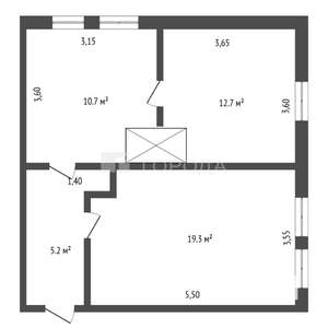 Дом 34м², 1-этажный, участок 4 сот.