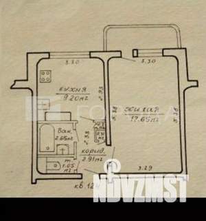 Дом 18м², 1-этажный, участок 9 сот.