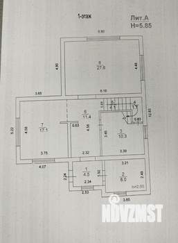 Дом 164м², 2-этажный, участок 7 сот.