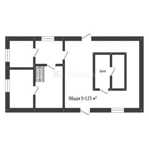 Дом 123м², 2-этажный, участок 12 сот.