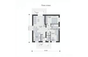 Дом 59м², 1-этажный, участок 6 сот.