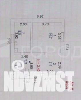 Дом 36м², 1-этажный, участок 9 сот.