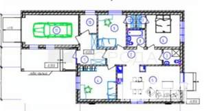 Дом 120м², 1-этажный, участок 7 сот.