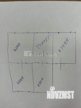 Дом 48м², 1-этажный, участок 7 сот.