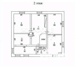 Дом 263м², 2-этажный, участок 10 сот.  