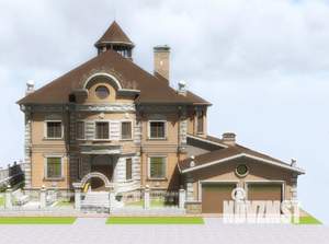 Коттедж 794м², 4-этажный, участок 10 сот.  