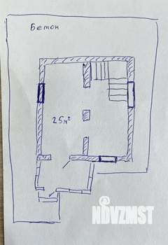 Дача 43м², 2-этажный, участок 7 сот.  