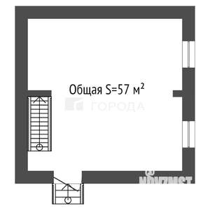 Дом 57м², 2-этажный, участок 4 сот.  