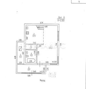 Дом 83м², 2-этажный, участок 315 сот.  