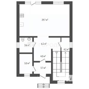 Дом 115м², 2-этажный, участок 6 сот.  
