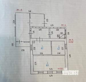 Дом 43м², 1-этажный, участок 5 сот.  