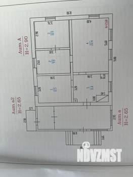Дом 67м², 1-этажный, участок 13 сот.  