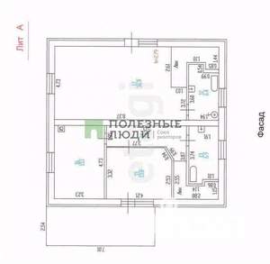 Коттедж 282м², 2-этажный, участок 10 сот.  