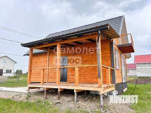 Дом 70м², 2-этажный, участок 10 сот.  