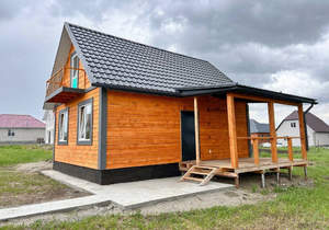 Дом 70м², 2-этажный, участок 10 сот.  