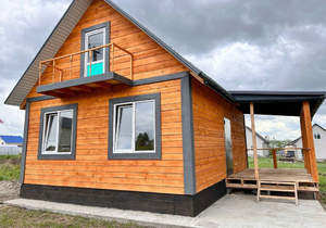 Дом 70м², 2-этажный, участок 10 сот.  