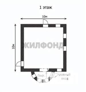 Дом 200м², 2-этажный, участок 10 сот.  