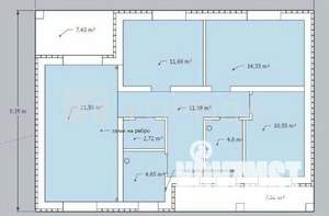 Дом 97м², 1-этажный, участок 10 сот.  