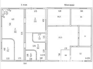 Коттедж 150м², 2-этажный, участок 10 сот.  