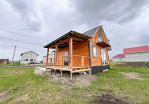 Дом 70м², 2-этажный, участок 10 сот.  