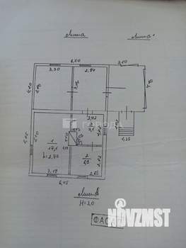 Дом 55м², 1-этажный, участок 10 сот.  
