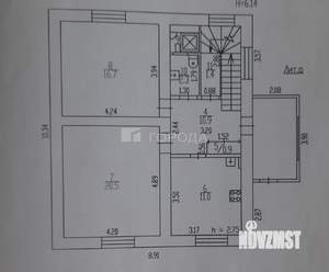 Дом 220м², 2-этажный, участок 6 сот.  