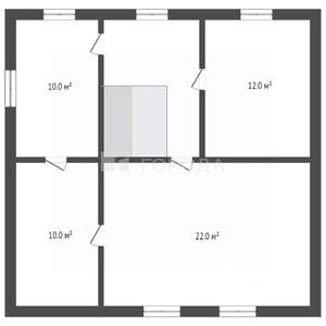 Дом 130м², 2-этажный, участок 10 сот.  
