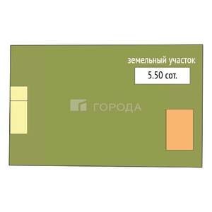 Дом 124м², 1-этажный, участок 6 сот.  