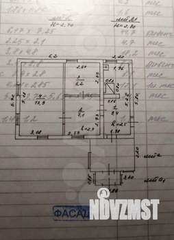 Дом 50м², 1-этажный, участок 7 сот.  