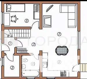 Дом 120м², 2-этажный, участок 9 сот.  