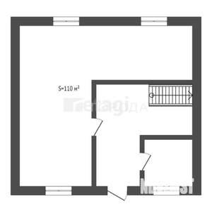 Дом 110м², 2-этажный, участок 5 сот.  