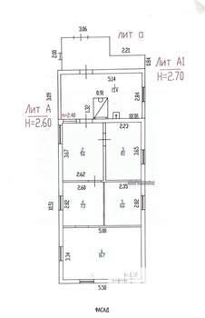 Дом 83м², 1-этажный, участок 5 сот.  