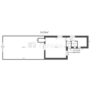 Дом 174м², 2-этажный, участок 1 сот.  