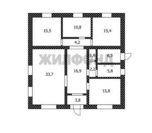 Дом 132м², 2-этажный, участок 6 сот.  