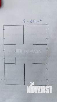 Дом 95м², 2-этажный, участок 6 сот.  