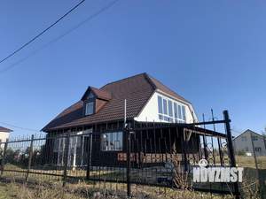 Коттедж 180м², 2-этажный, участок 10 сот.  
