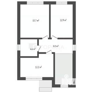 Дом 115м², 2-этажный, участок 6 сот.  