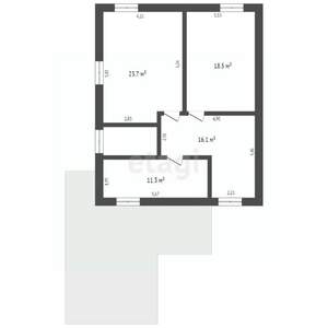 Дом 160м², 2-этажный, участок 6 сот.  