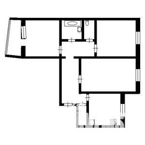 3-к квартира, на длительный срок, 65м2, 2/9 этаж