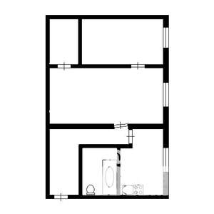 2-к квартира, на длительный срок, 43м2, 2/4 этаж