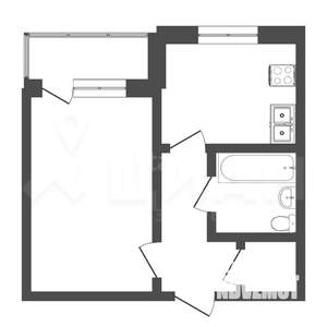 1-к квартира, на длительный срок, 34м2, 4/11 этаж