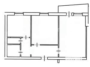 2-к квартира, на длительный срок, 51м2, 3/9 этаж