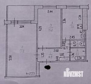 2-к квартира, вторичка, 43м2, 4/9 этаж