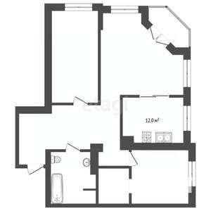 3-к квартира, вторичка, 84м2, 3/15 этаж