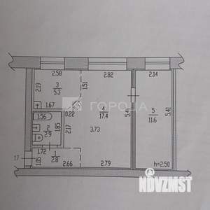 2-к квартира, вторичка, 40м2, 2/5 этаж