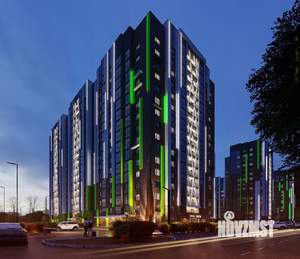 2-к квартира, строящийся дом, 56м2, 3/16 этаж