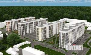 2-к квартира, строящийся дом, 34м2, 1/10 этаж